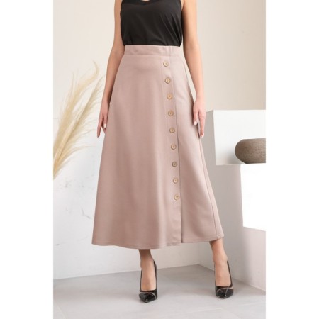 Female suit, size 54, beige color-4