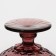 Glass Glass Magistro "La-Channel", 350 ml, 12 × 10.5 cm, pink color