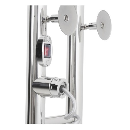 Electric towel Domoterm 109-V2, 140x920 mm, right, chrome-2