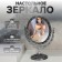 The mirror is desktop, bilateral, with an increase, D mirror surface 12.5 cm, silver color