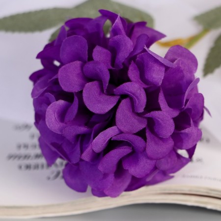 Artificial flowers "Galant hydrangea" D-7 cm 43 cm, purple-1