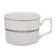 Tea tea set Wy Grace, 12 objects, mug 250 ml 6 pcs, saucer d = 15.5 cm 6 pcs, porcelain