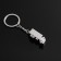 Cartage keychain, "truck", chrome