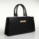Women's bag with lightning, textura, average size, black color