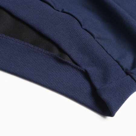 Male sweatshirt, dark blue color, size 48-3