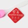 Brush of the Dolyana "Phobos", 19.5 × 4 cm, pink color