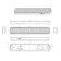 Emergency lamp LED era DBA-1, 342x57x30 mm, IP20, LED, 6W, 360LM, white color