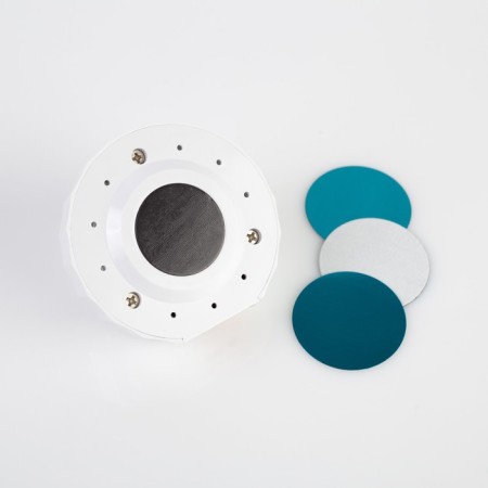 Light device "Mini Disko-Shar" 8 cm, automatic color change, glow RGB, 5 V-11