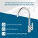 Santek kitchen mixer "Lindos", chrome