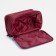 Cosmetic bag, 3 parts on lightning, red color