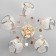 Greta chandelier 5x40W E27 Gold Model: 2600553