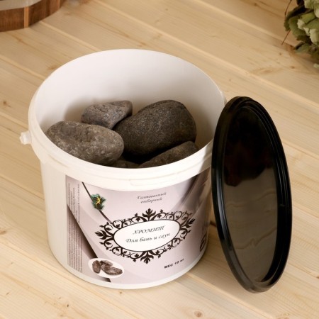 Bath stone "Chromite" weaped, bucket 10kg-2