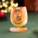 Souvenir "To money 2025", horseshoe on a stand, selenite, 2.5x4.5x6 cm
