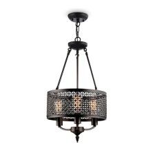 Cel and chandelier FR4166-PL-03C-BL CONTE, 360x360x1630 mm, E27, 3x60W, brown color