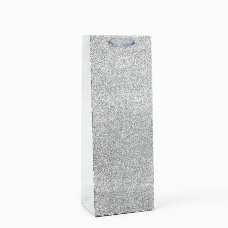 Package for the bottle "Congratulations", glitter, 13 x 36 x 10 cm
