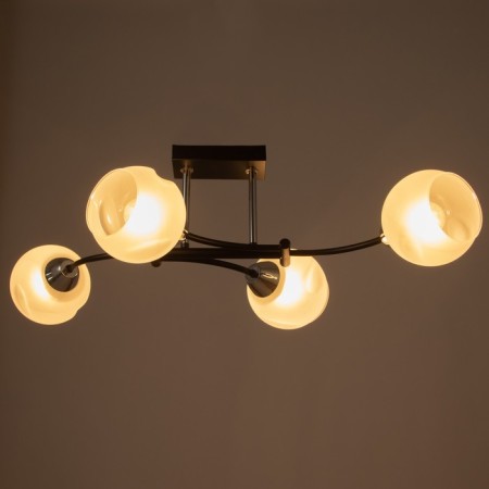 Svetogor chandelier "Mir" 4x60W E27 Black/Chrome-2