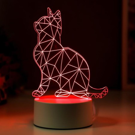 Lamp "Cat Sygia" Led RGB from the network-2