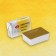 A watercolor art in a cuvette 2.5 ml, ZHK "White Nights", Indian yellow, 1911228