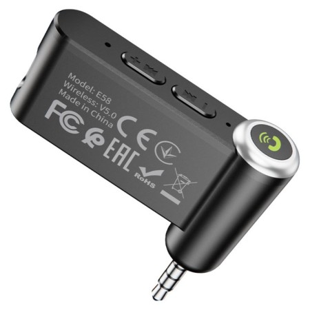 Adapter Bluetooth Hoco E58, Bluetooth 5.0, 3.5 mm, 140 mAh, black-4