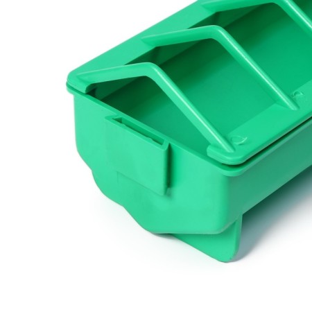 Broilery fodder, 24 cells, lottery, plastic, green color-2