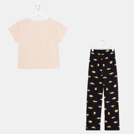 Female pajamas (T -shirt and trousers) KAFTAN EGG p. 48-50, beige-11