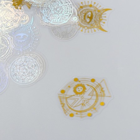 Set of stickers "Orbit" 40 pcs 8x12 cm-1