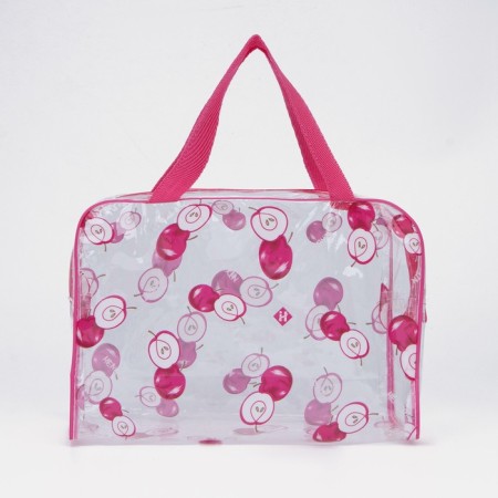 Lightning cosmetic bag, pink color-1