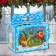 Gift box New Year's snake-Korolev 13.5 (18.5) x 18 x 12 cm