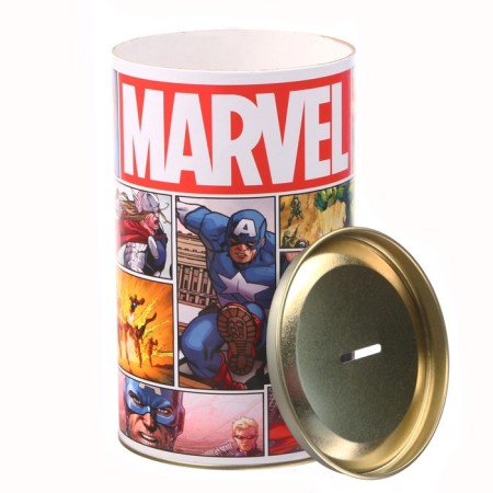 Копилка металлическая, 20,5 см х 12 см х 12 см, XXL "MARVEL", Мстители-5