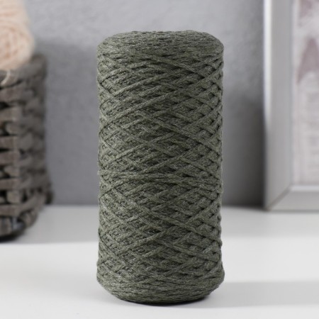 Knitting cord without core 70% cotton, 30% polyester 1mm 200m/65 ± 10g (32-hack)