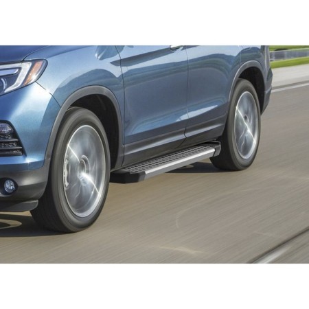 Thresholds for the car "BMW-Style" Rival for Honda Pilot III 2016-2019, 180 cm, 2 pcs., Aluminum, D180al.2105.1