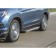 Thresholds for the car "BMW-Style" Rival for Honda Pilot III 2016-2019, 180 cm, 2 pcs., Aluminum, D180al.2105.1