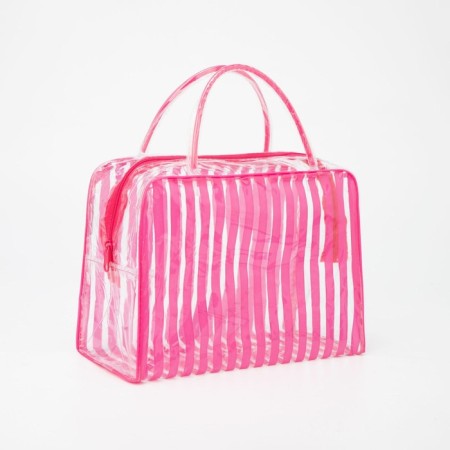 Lightning cosmetic bag, pink color