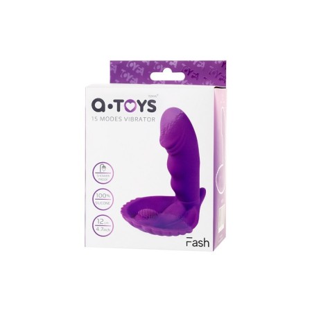 Stimulator G Toyfa A-Toys, silicone, purple color, 12 cm-14