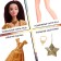 SHARPLE-SHARNICAL MODEL “Snow Princess Ksenia”, with an accessory, a golden dress