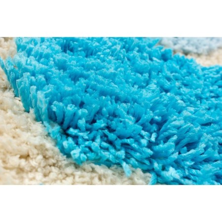 A set of bathroom rugs “Laura”, 2 pcs: 50 x 80 cm, 55 x 55 cm, blue color-6