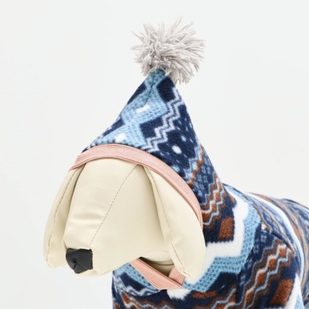 Zimovye jumpsuit for animals "Scandinavia", S (DS 20-22, OG 32-34, Osh 26 cm), mix-4