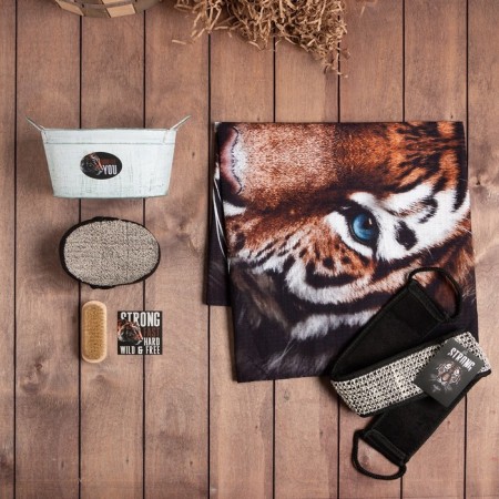 Set of Gift Ethel Strong, towel 70x146cm and accessories-1