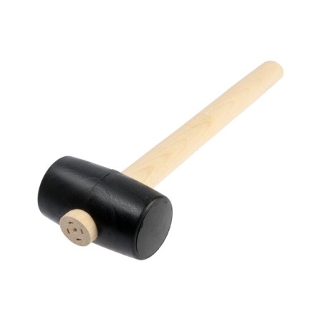 Kiyanka scrap, wooden handle, black rubber, 50 mm, 250 g
