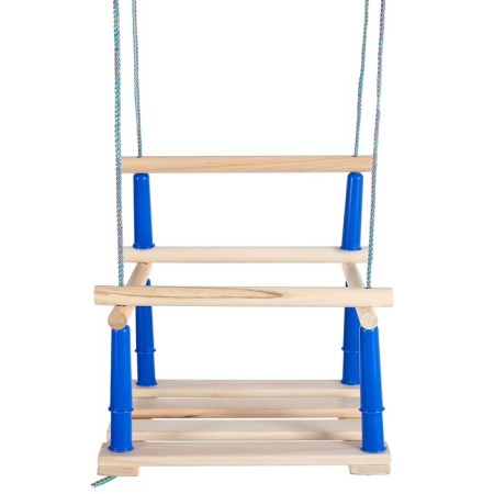 Swing, wooden, wood, seat 33 × 22cm, mix-5