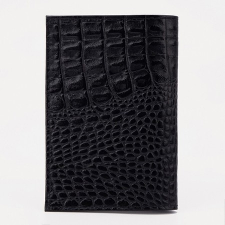 Cover for passport, black color-1