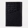 Cover for passport, black color