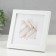 Photo frame Plastic "Mira" 15x15 cm, 641861 White (plastic screen)