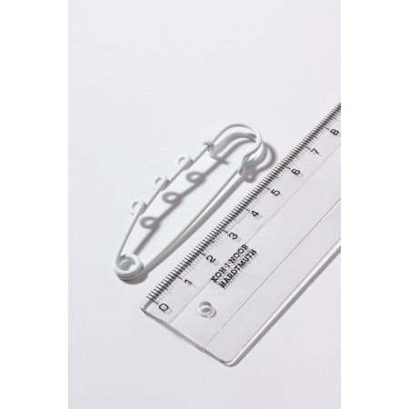 Pins for suspensions (set 3 pcs.) L = 6.5 cm, white color-3