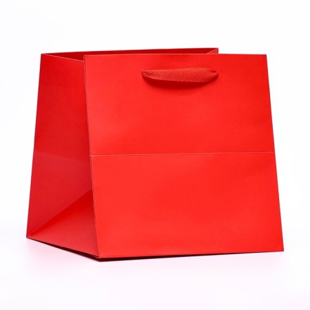 Package for a cake 20 x 20 x 20 cm, red-1