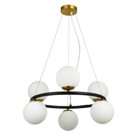Suspended chandelier Arte Lamp Alcor A22224SP-6BK, E14, 6x40 W, 65x65x34 cm, black, copper