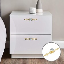 Handle button cappio, d = 30, l = 168 mm, color gold