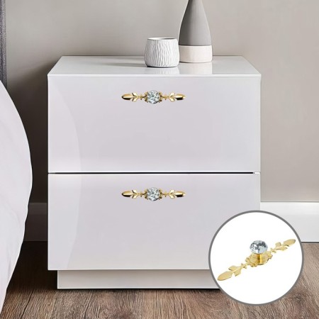 Handle button cappio, d = 30, l = 168 mm, color gold