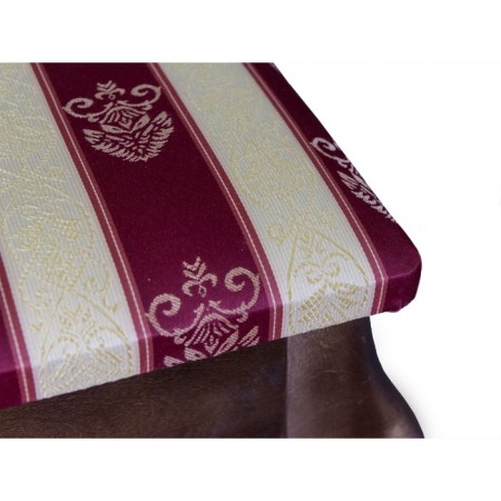 Retro banquet with storage, 550x330x430, dark brown, Bordeaux-4