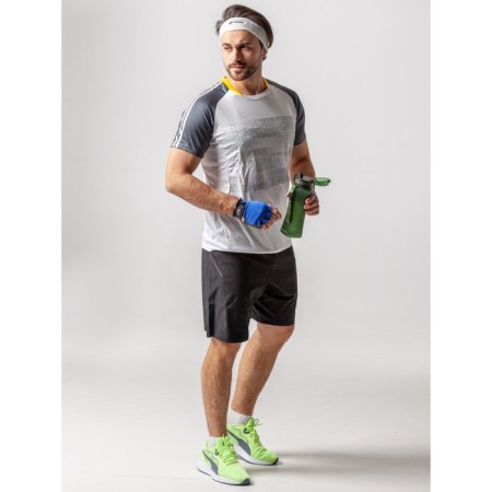 Sports T -shirt Male Isee, size 48, white color-12